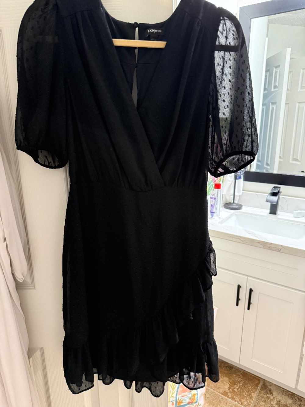 Black express dressy dress